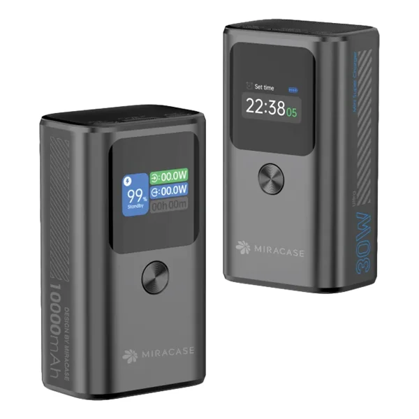 מטען נייד – סוללת גיבוי MPB10 PD30W 10000mAh Miracase במחיר חיימקה