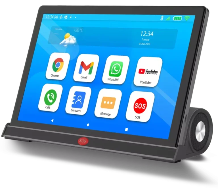 טאבלט חכם למבוגרים EasyTAB '10.1 4G כולל תחנת עגינה ורמקולים עוצמתיים