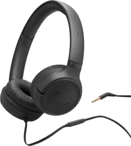 אוזניות קשת חוטיות JBL Tune 530 יבואן רשמי צבע שחור